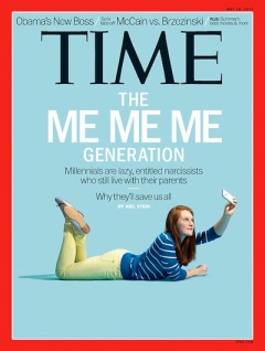Time. 'The Me Me Me Generation'